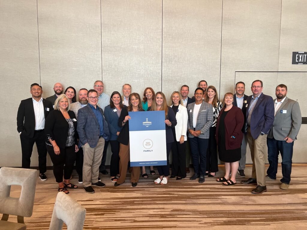 Group photo from the Integrity Leadership Academy corporate leadership event.